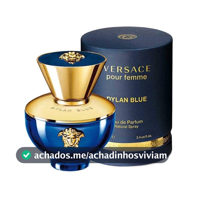 Dylan Blue Pour Femme Versace - Perfume Feminino Eau de Parfum