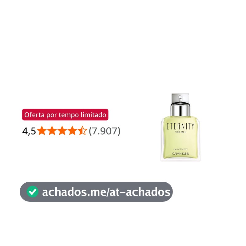 Calvin Klein Eternity Masculino Eau De Toilette 100Ml,
