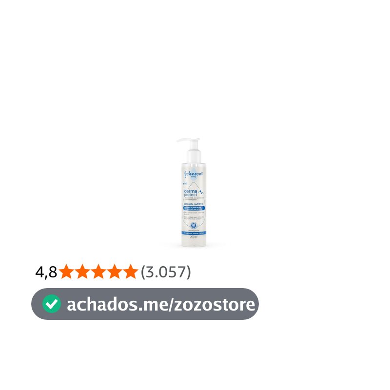 Sabonete Nutritivo Johnson's Baby Derma Protect, 200ml