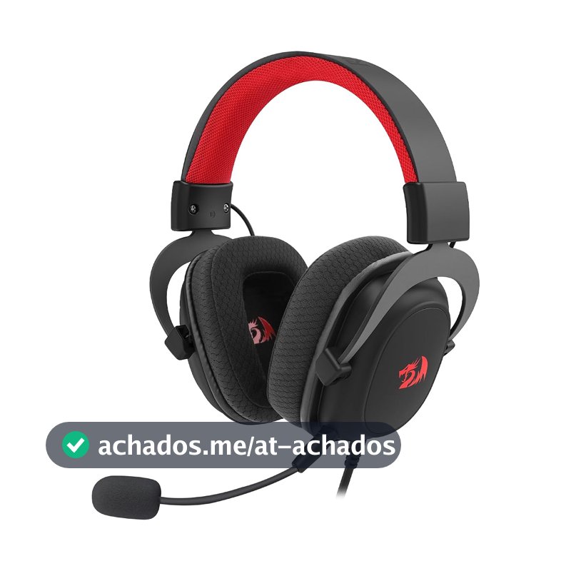 Headset Gamer Redragon Zeus Lite Preto P3 H510-LT
