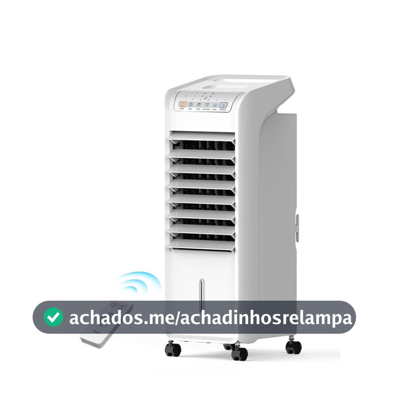Climatizador de Ar Frio, 60W, 4,5L, Midea Branco 127V, AKAF1, 7L