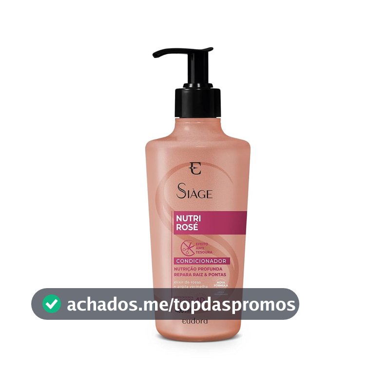 Eudora Siàge Condicionador Nutri Rosé 400Ml