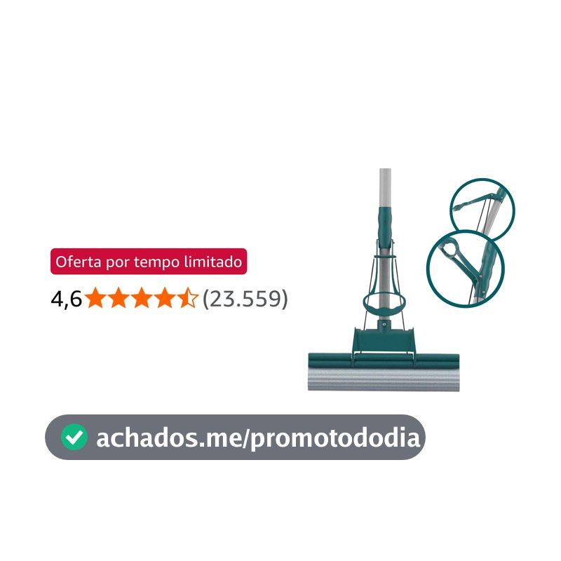 Flash Limp MOP7671 - Mop Limpeza Geral Plus, Verde