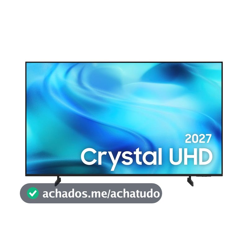 Samsung Smart TV 70" Crystal UHD 4K U8000H 26/2027, Vision AI Companion, Modo Estádio, Xbox Cloud Gaming
