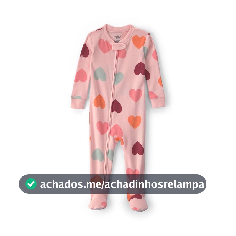 Macacão de dormir para bebês 1-piece Cotton Pj Carter'sMeninas