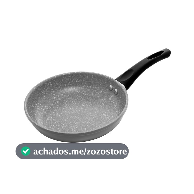 LYOR - Frigideira de Indução em Alumínio com Revestimento Cerâmico Granilite Cinza 20cm