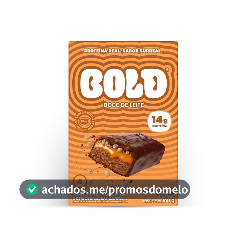 Doce de Leite BOLD, 14g, Pack com 4 Unidades