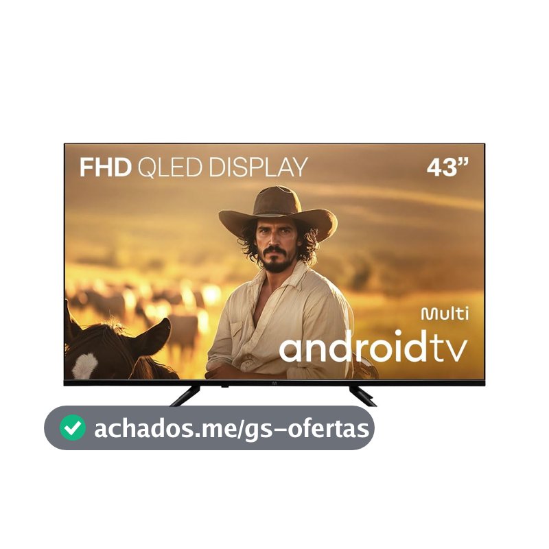 Smart TV Multi 43" QLED Full HD Android - TL066MQ