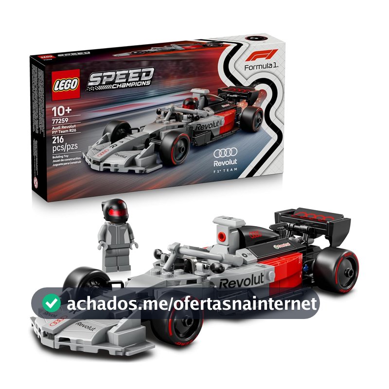 LEGO Speed Champions Carro de Corrida Audi Revolut F1® Team R26 77259