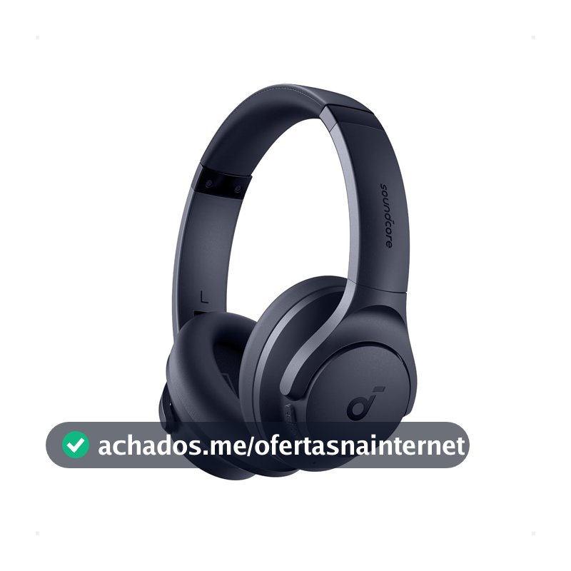 soundcore Q20i da Anker, Fone de Ouvido Bluetooth ANC Híbrido Ativo, 60H
