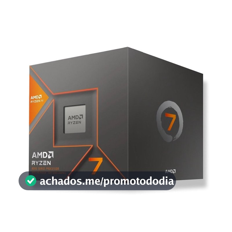 Processador AMD Ryzen 7 8700G, 8 Núcleos, 16 Threads, 5.1GHz, 24MB Cache, Gráficos AMD Radeon, Socket AM5