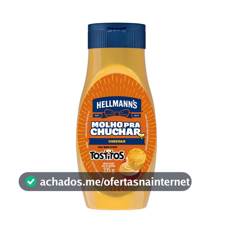 Hellmann’s Molho pra Chuchar sabor Cheddar