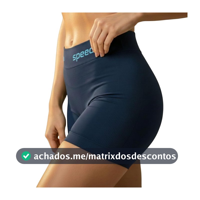 Short Academia Speedo Sem Costura Poliamida Zero Transparência