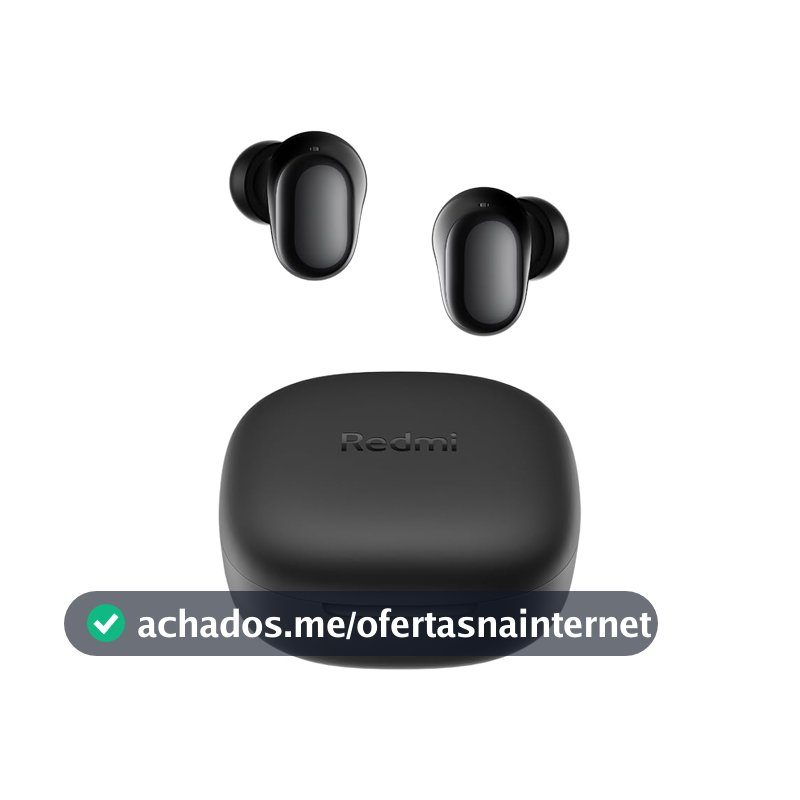 Fone Bluetooth Redmi Buds 6 Play Xiaomi, Preto (XM812PRE)