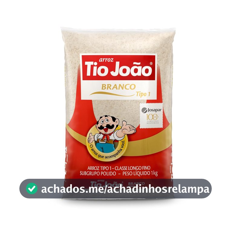 Arroz Branco Tio João - 1kg