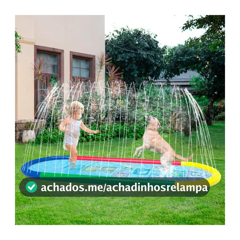 Sprinkler Splash Pad Infantil Brinquedo Piscina Chafariz (Numérico)