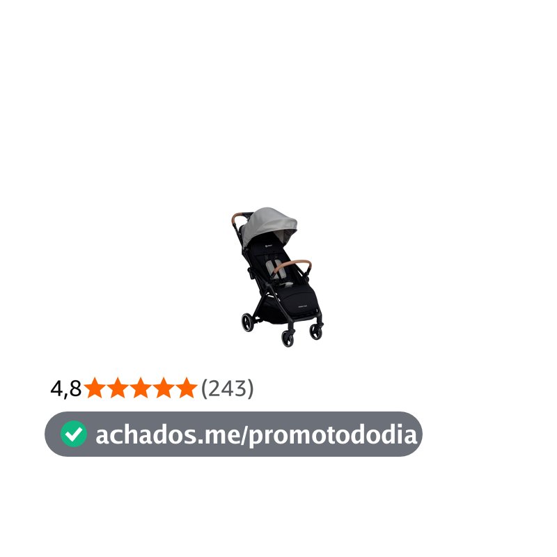 Carrinho de Bebê Safety 1st, Spark Plus, 0 meses a 22 kg, Grey Frost