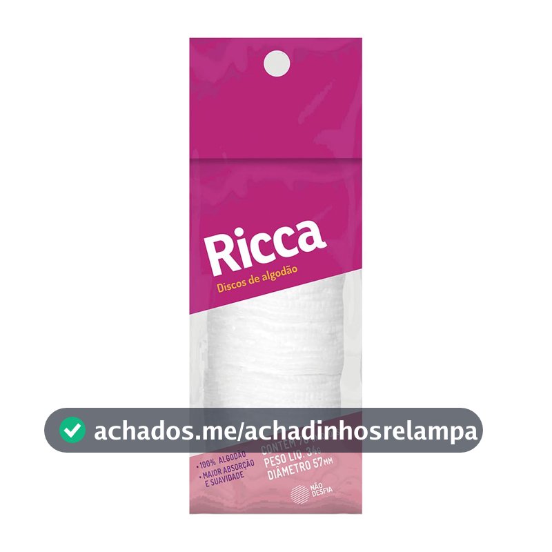 Ricca Disco de Algodão