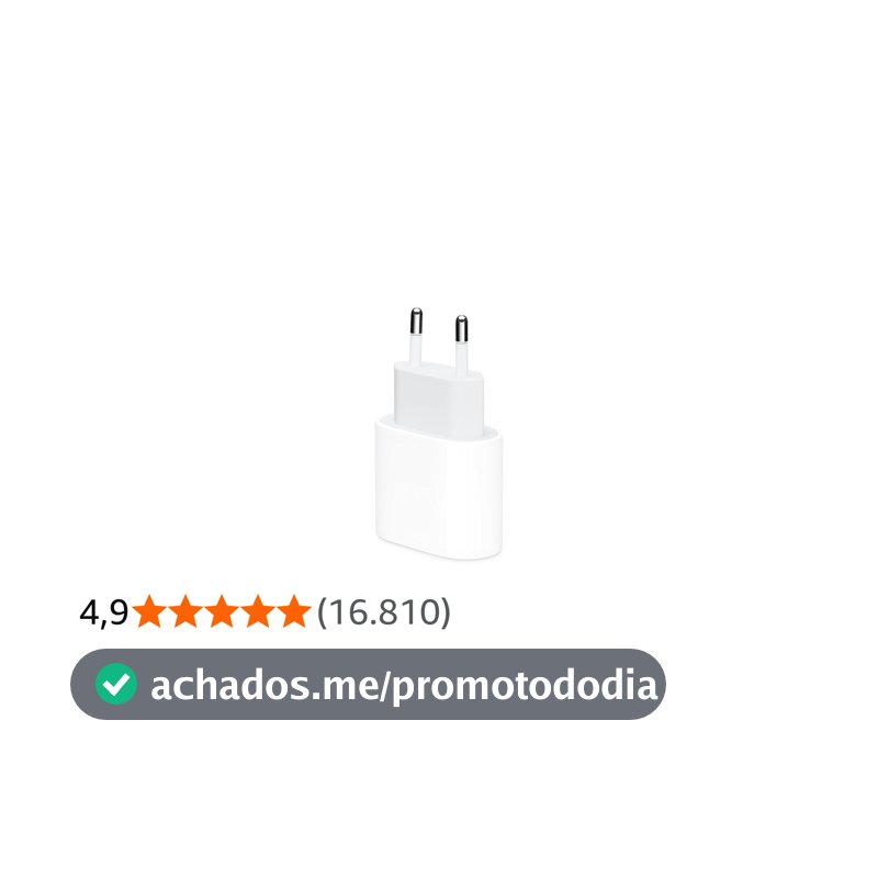 Adaptador de corrente USB-C de 20 W