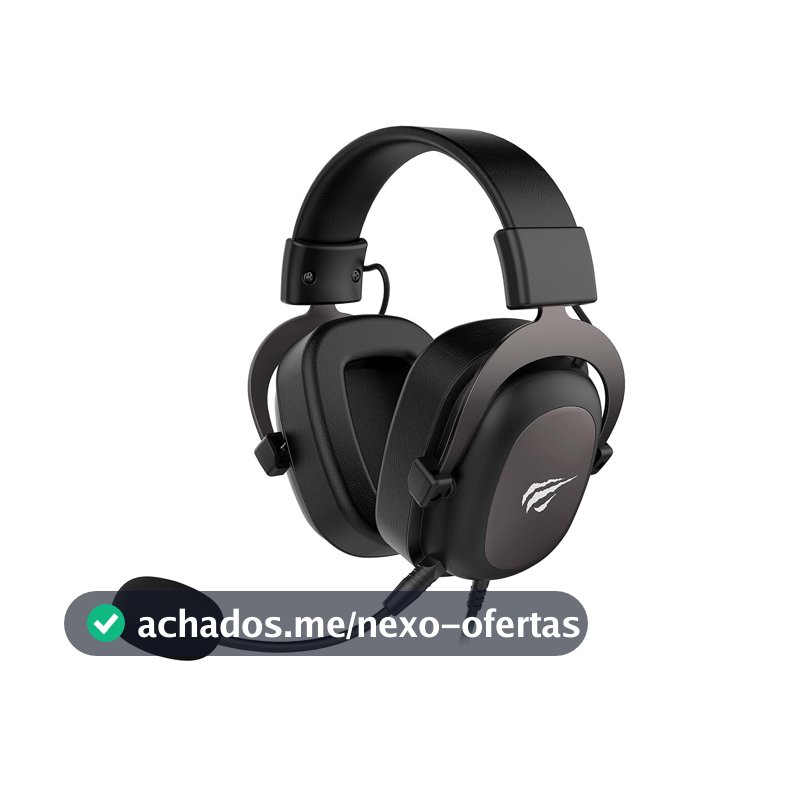 Headset Gamer com Microfone Havit H2002d, 53mm, Conector 3,5mm