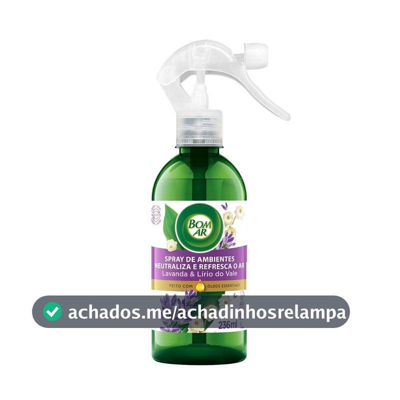 Odorizador de Ambientes em Spray Bom Ar, Lavanda, 236ml