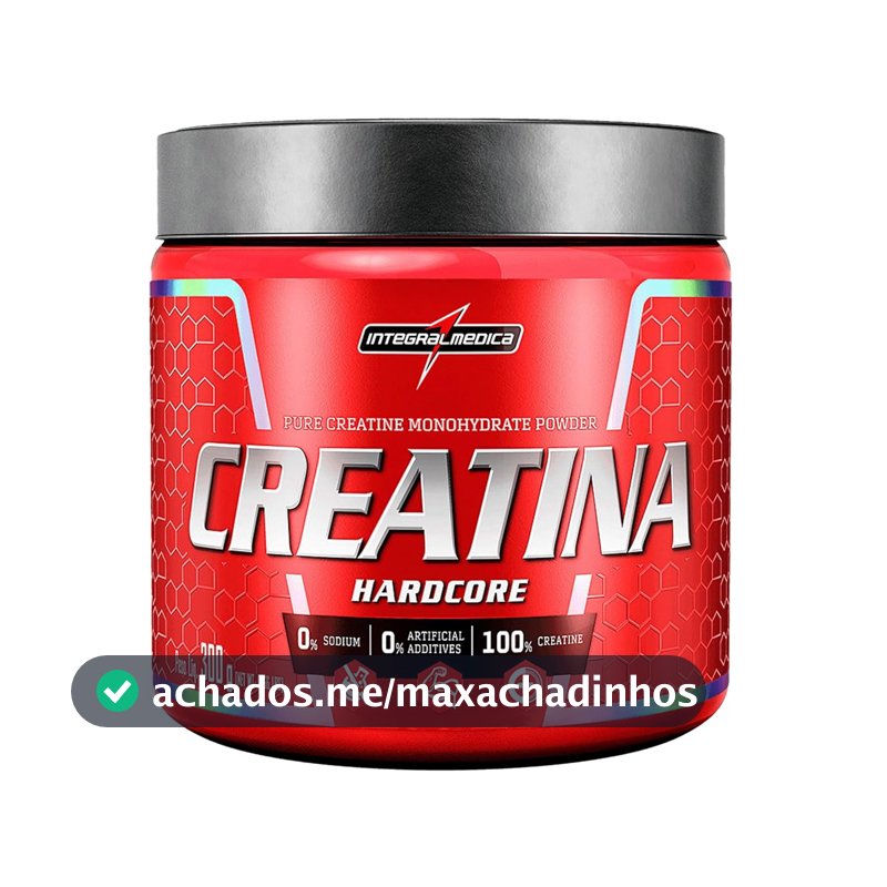 Integralmedica Creatina em Pó Hardcore 100% Pura e Monohidratada 300g