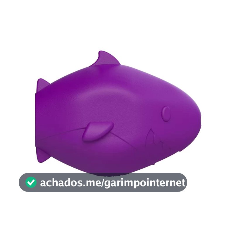Brinquedo de Borracha para Cães Amicus, Tubarão, Tamanho M/G
