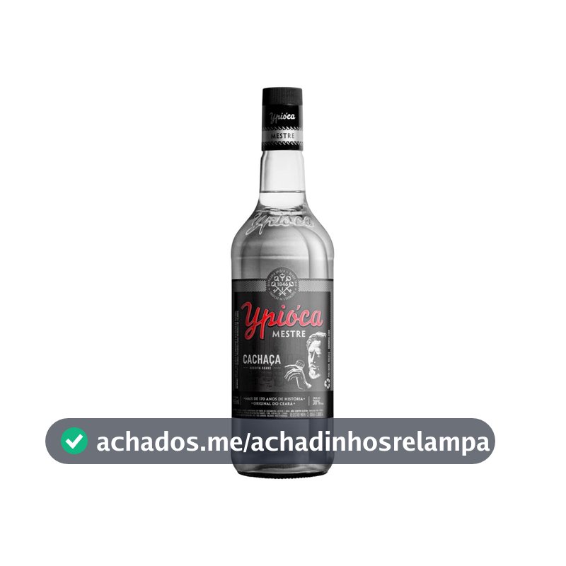 Cachaça Ypióca Mestre Prata, 965ml