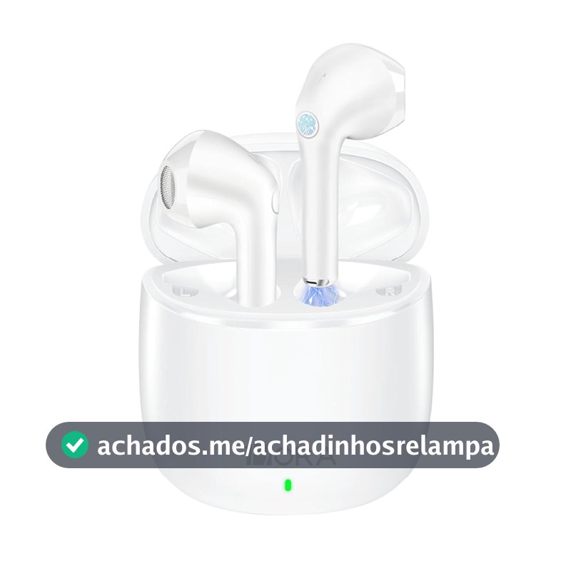 1Hora Fones de Ouvido Sem Fio Bluetooth 5.3, Earphones Esportivos com Graves Profundos, Intra-auriculares, Som Premium com Estojo de Carregamento, Compatíveis com iPhone, Smartphone, Tablet, Laptop
