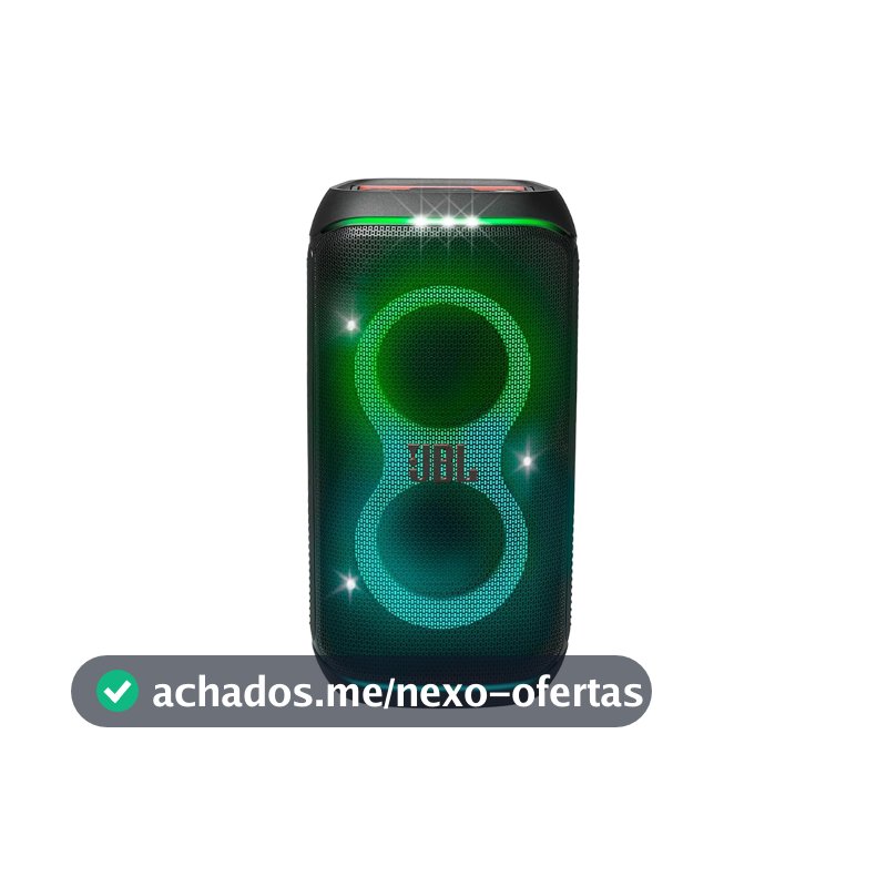 JBL PartyBox Club 120, Caixa de Som Bluetooth com Luzes - Preto