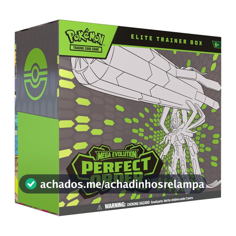 Pokémon TCG: Mega Evolution - Perfect Order - Elite Trainer Box - Inglês