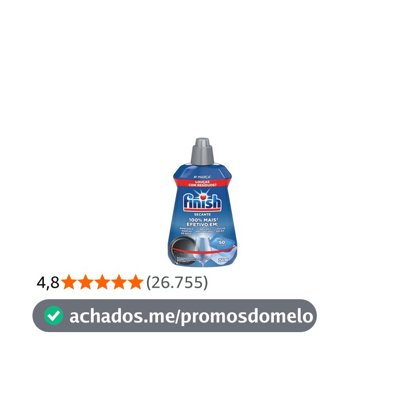 Finish Secante para Lava Louças e Abrilhantador 250ml