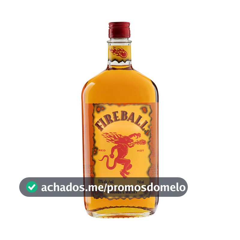 Licor de whisky com canela Fireball – 750ml