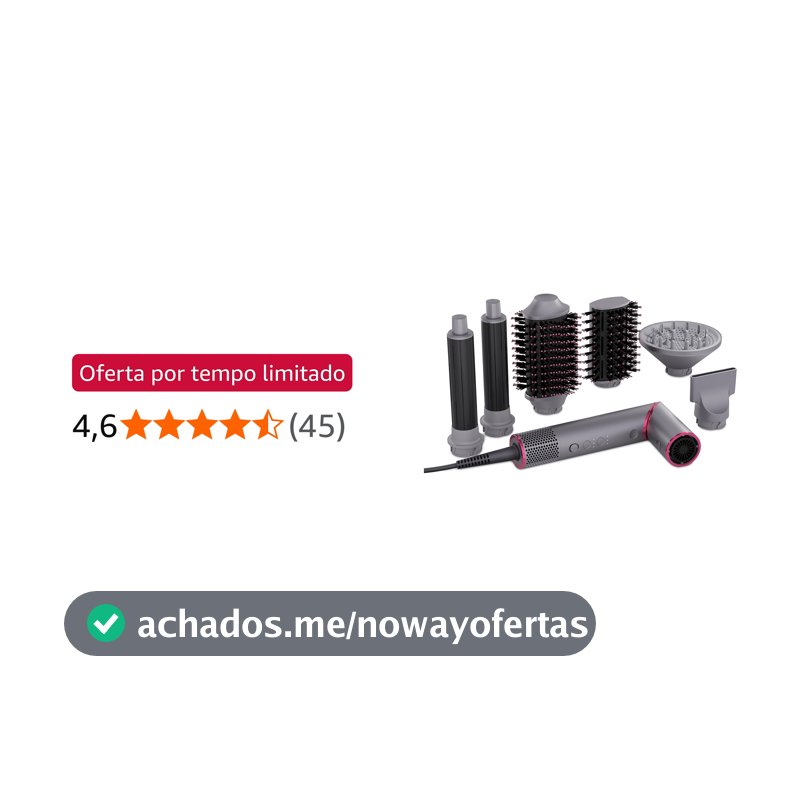 Philco Secador de Cabelos Motor BLDC 1450W PSD16A 127V Tecnologia Multicerdas Metal e plástico Cinza e rosa