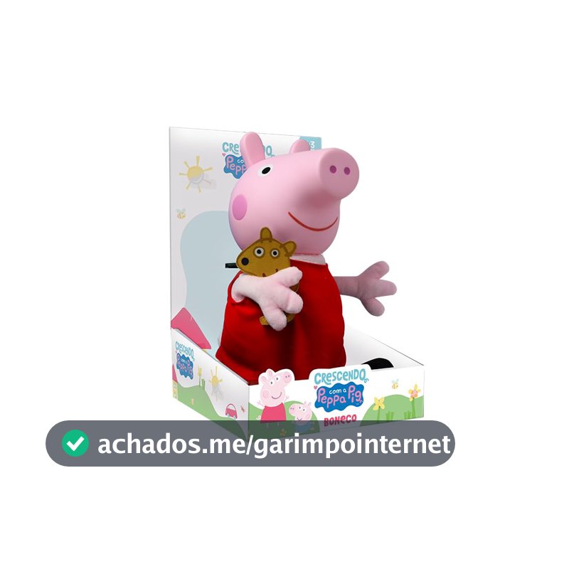 Novabrink - Baby Brink - Boneca Peppa Pig - 32 cm de altura