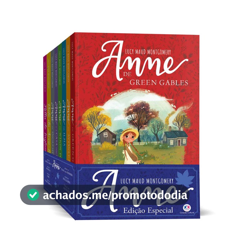 Coleção Anne de Green Gables com 8 livros mais Diário de aventuras
