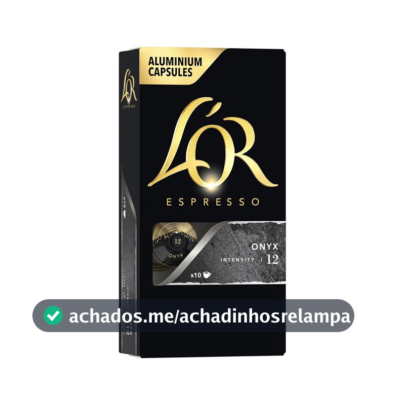 Café em Cápsulas L'OR, Onyx, 52g, 10 Unidades