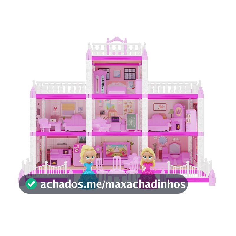 GGB Casinha de Boneca Castelinho da Princesa 160 Peças