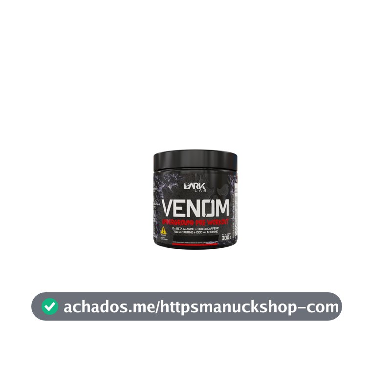 Pre Treino Venom 300g Limão Dark Lab