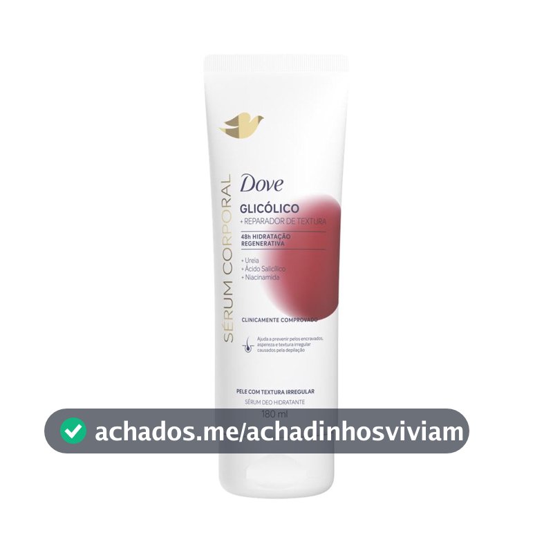 Dove Hidratante Sérum Corporal Glicólico + Reparador de Textura 180ml