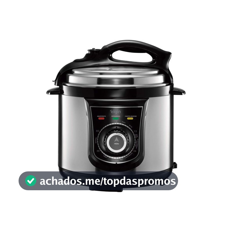 Panela de Pressão Elétrica Elgin 4 Litros Segura e Prática 840W 220V