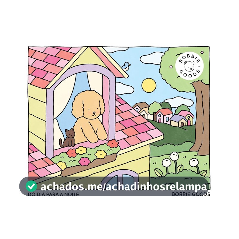 Do dia para a noite (Day to night) – Livro de colorir oficial Bobbie Goods