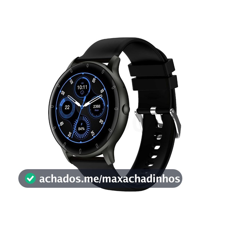Bettdow Smartwatch Relógio inteligente com Al integrada, atende/faz chamadas, relógio esportivo feminino e masculino de 1,28" à prova d'água IP67, para celulares Android e iOS FB051 (Preto)