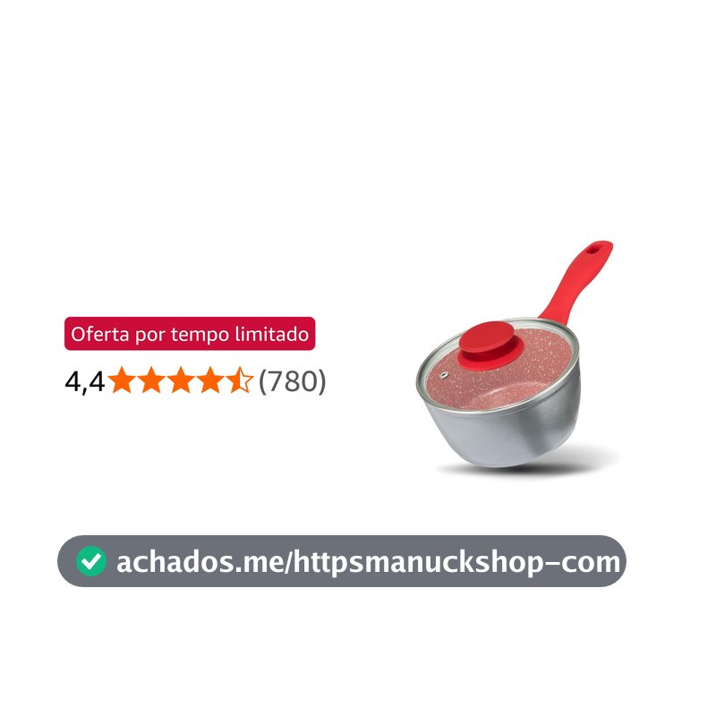 Philco Panela PPH160APR Redstone com Tampa de Vidro 1,4L - Cinza com Vermelho