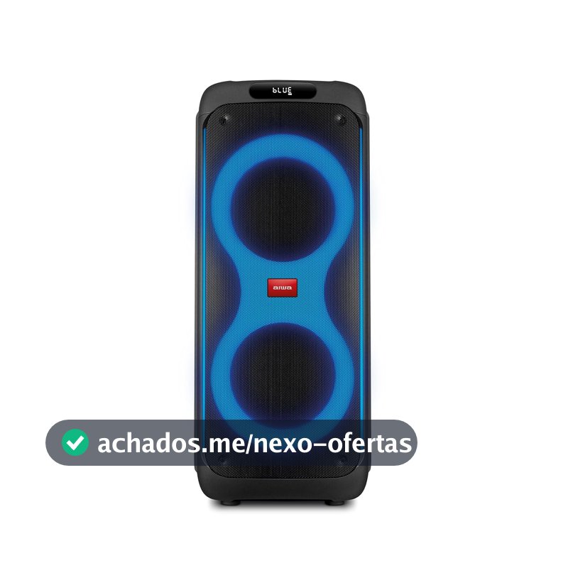 Caixa de Som Party Box, Aiwa, Bluetooth, Luzes Multicores - AWS-PB-04 PARTY BOX AWS-PB-04 BIVOLT
