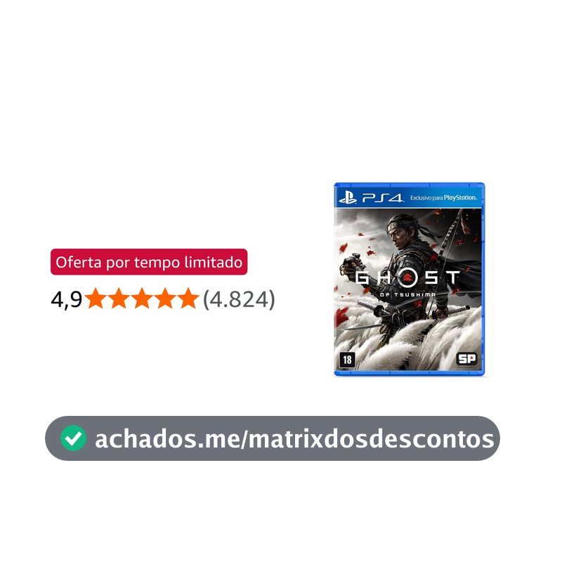 Ghost Of Tsushima Edição Padrão - PlayStation 4