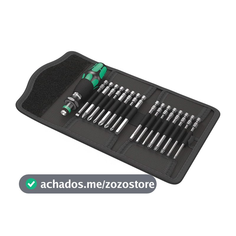 Kit de Ferramentas Kraftform Kompakt KK 60 Wera 17 Peças
