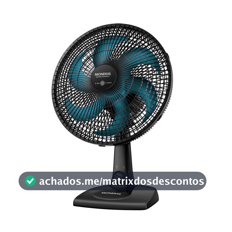 NVSP-30-AP2 - Ventilador de Mesa 30cm Super Power II 220V - Mondial