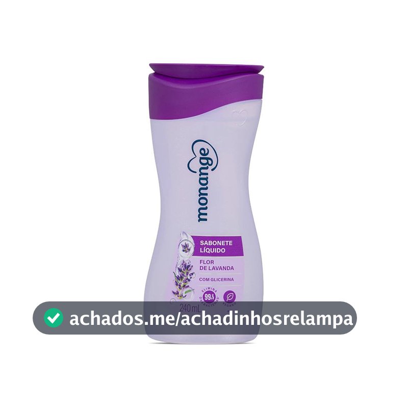 Monange Sabonete Líquido Flor De Lavanda 240Ml