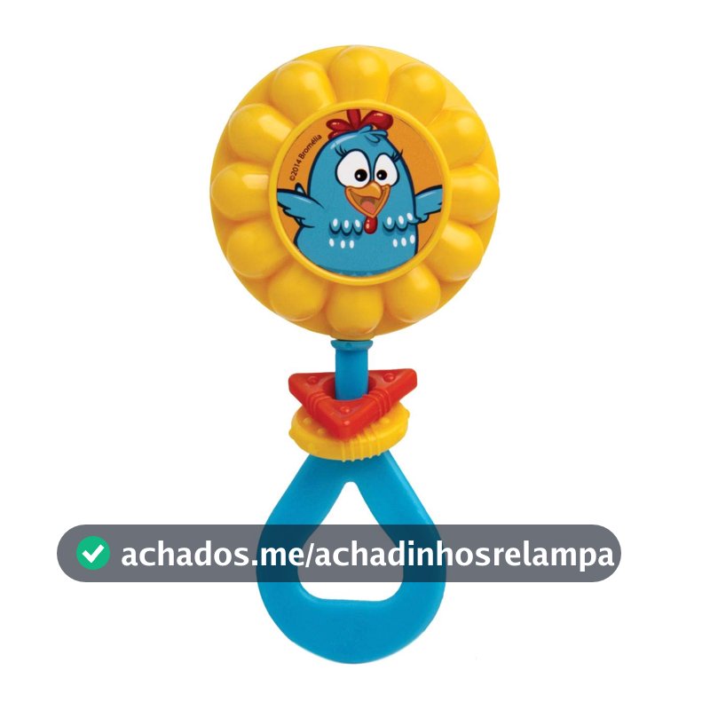 Galinha Pintadinha Brinquedo Para Bebe Chocalho Elka Multicor